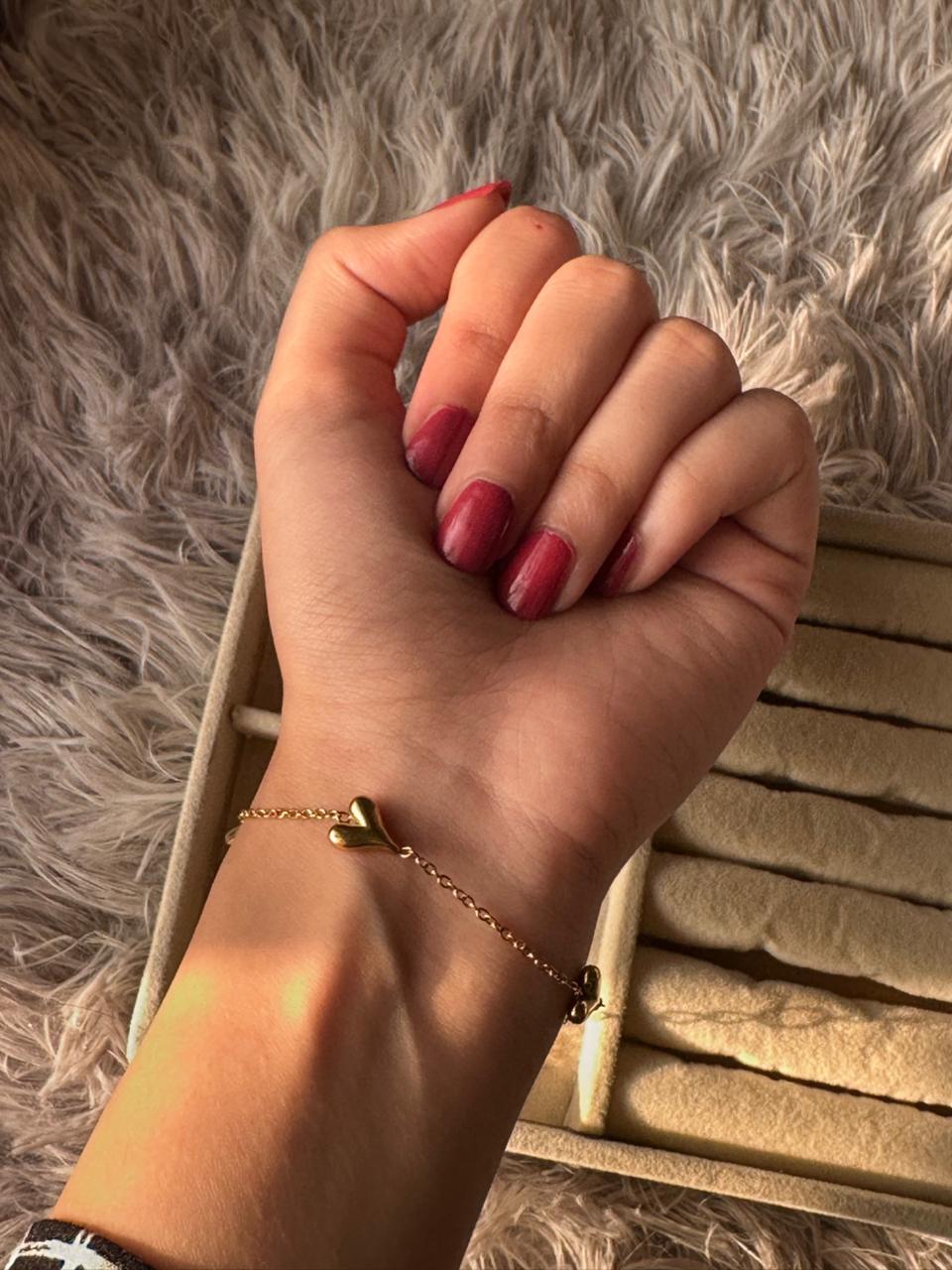 Heart stainless bracelet