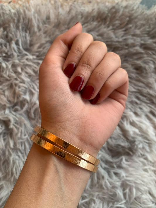 Hexa Gold Bracelets