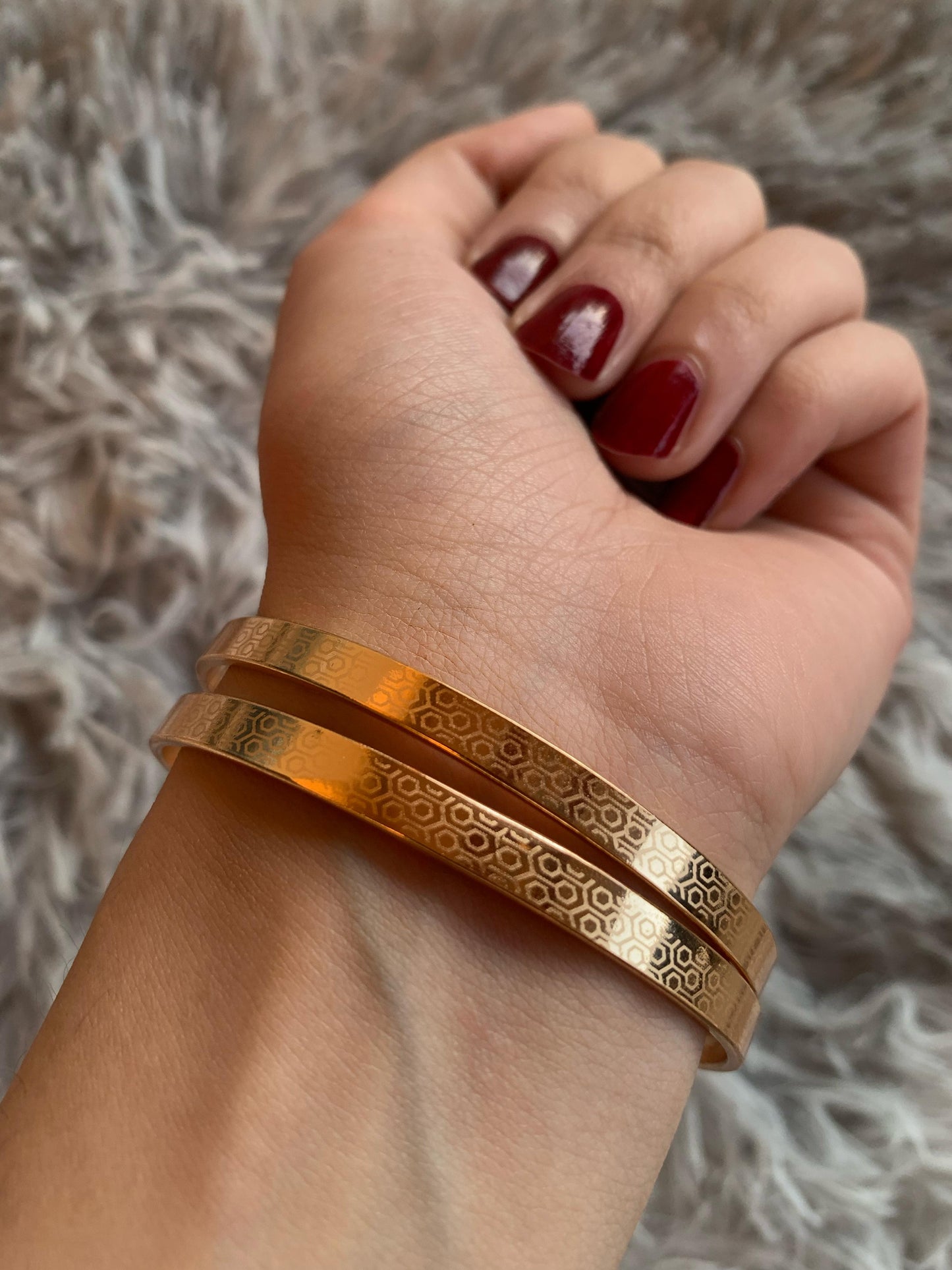 Hexa Gold Bracelets