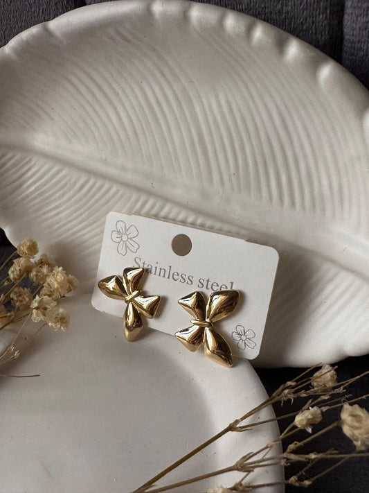 Butterfly stainless earring