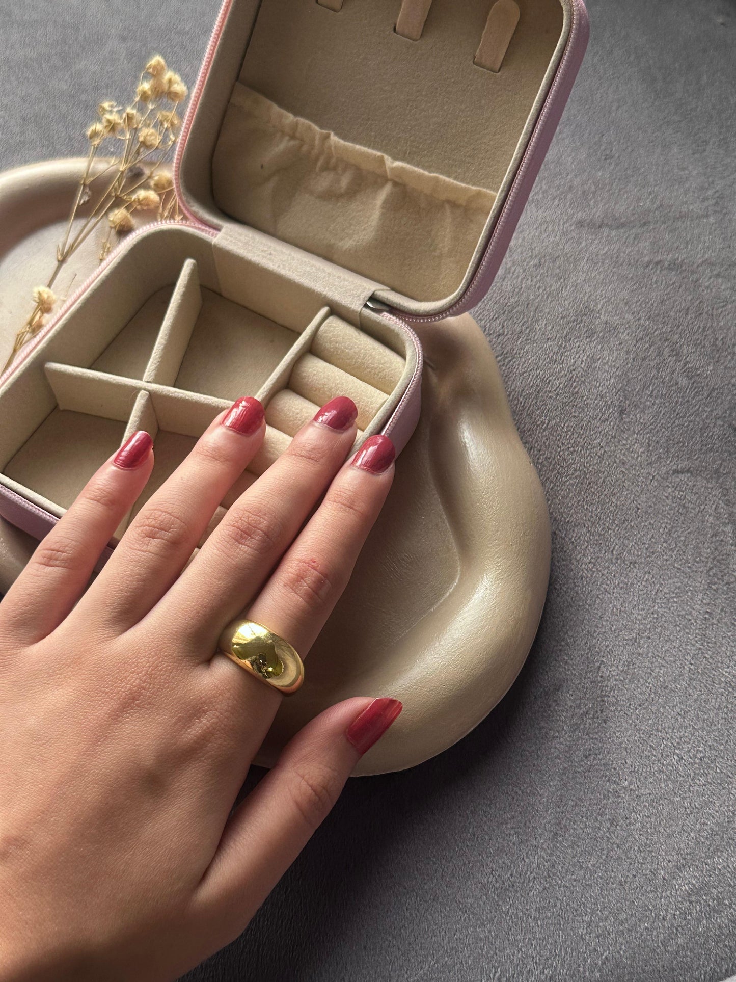 Pair of 3 stainless rings