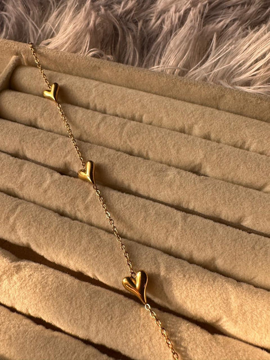 Heart stainless bracelet