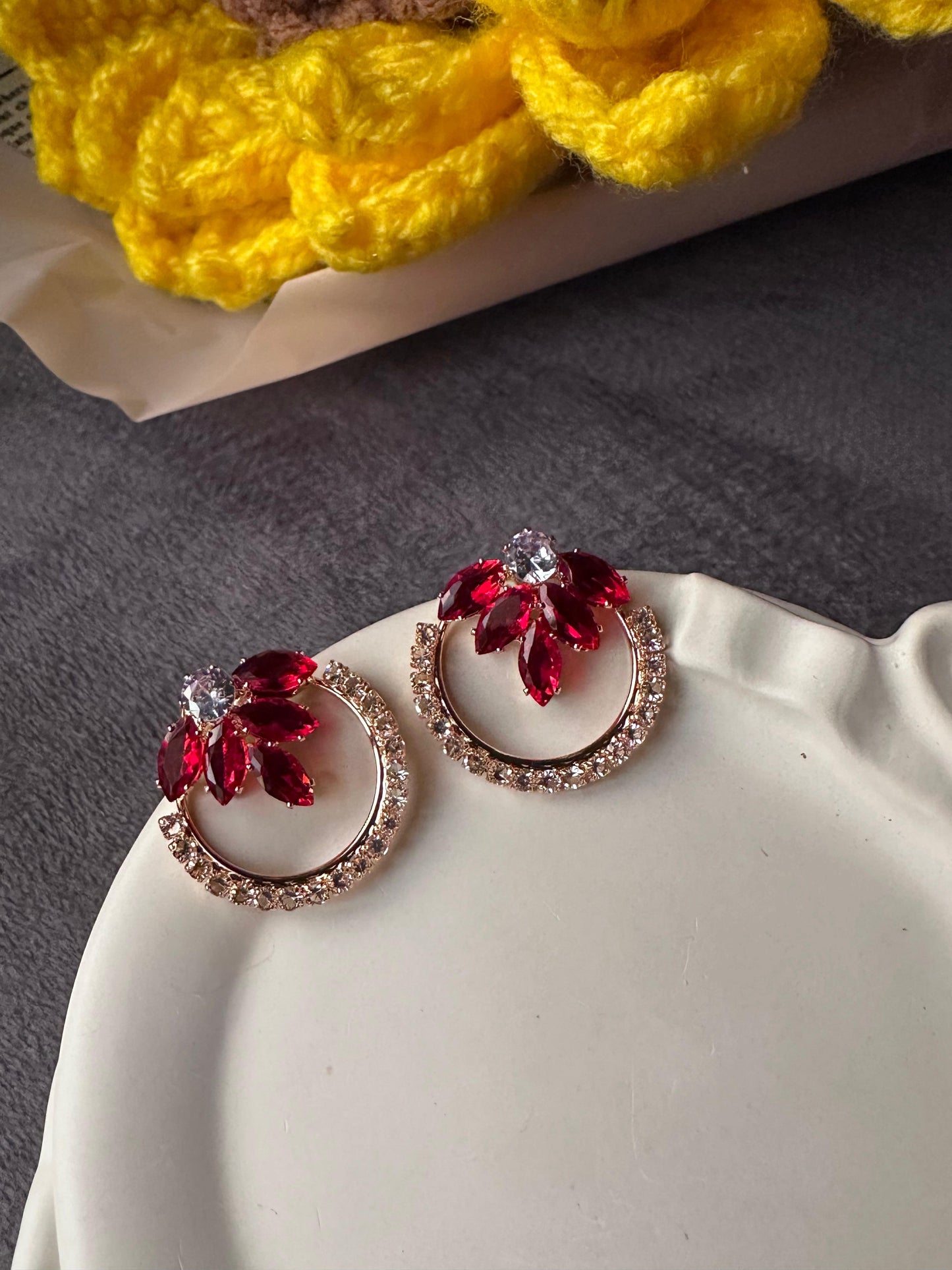 Flower earring